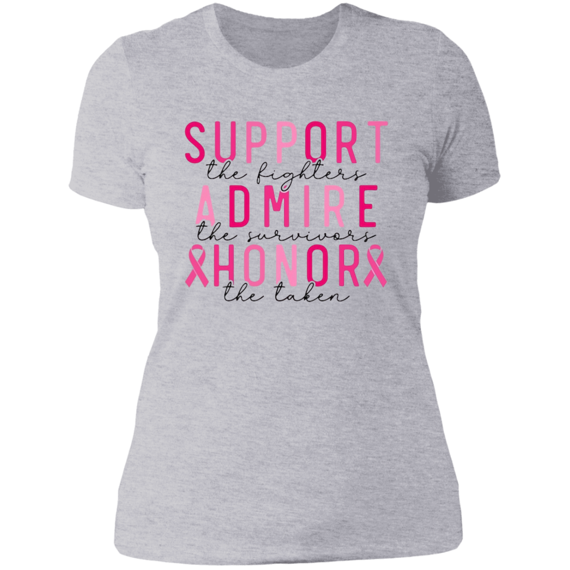 Support, Admire, Honor Breast Cancer Tee