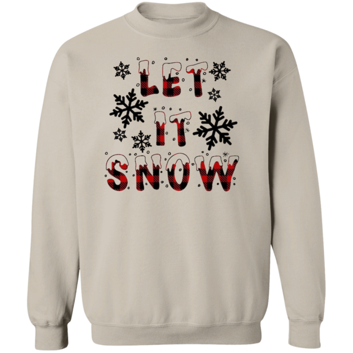 Let it Snow Christmas Adult Sweatshirt