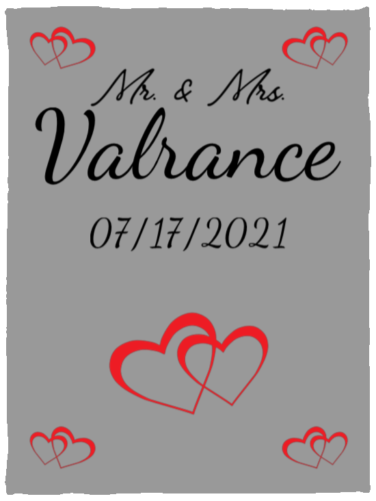 Mr. & Mrs Personalized Blanket
