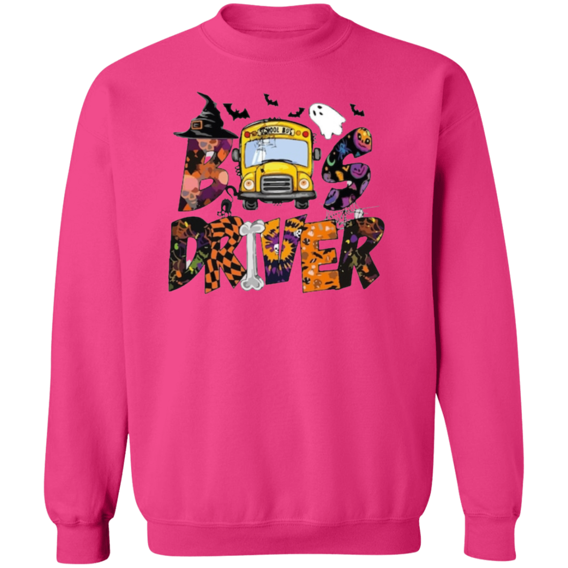 Halloween Bus Driver Sweatshirt