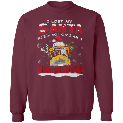 Bus Driver Santa Sweatshirt
