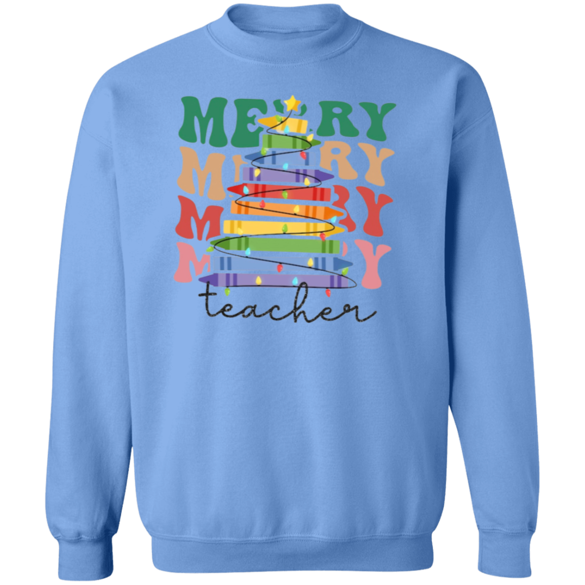 Merry Teacher Sweatshirt