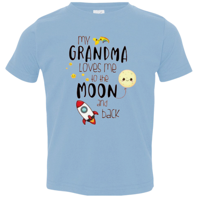 Grandma loves me to the moon and back Kids Tee