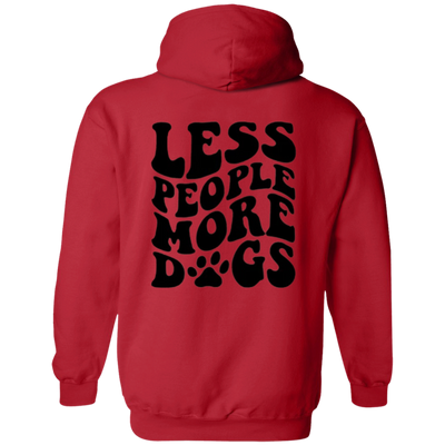 Less People More Dogs Zip Up Sweat Jacket