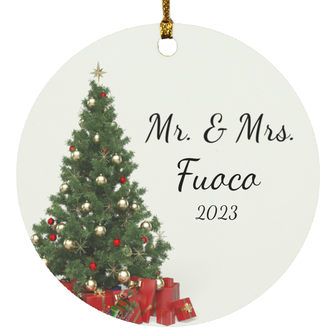 Mr. & Mrs 2023 Christmas Personalized