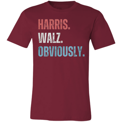 Harris Walz Obviously Tee