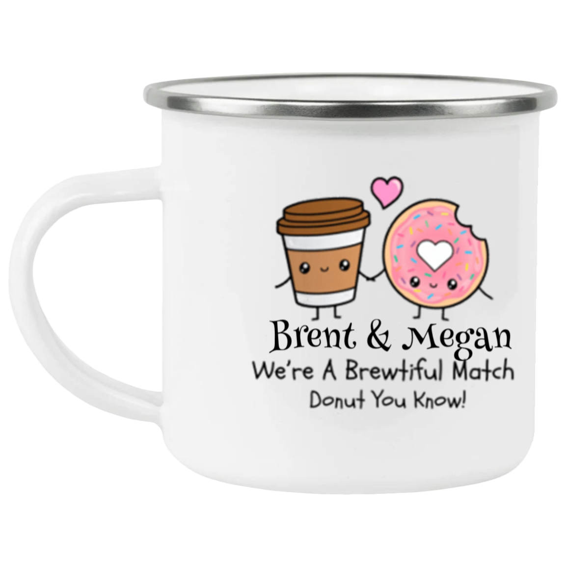 We're Brewtiful Match Donut you know Personalized Mug