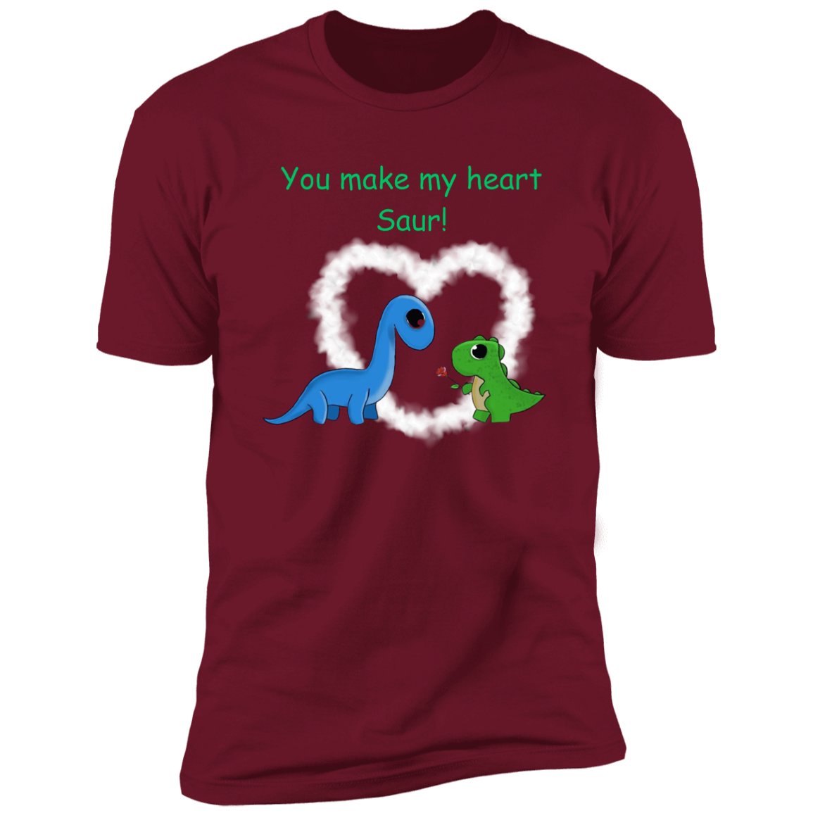 You make my heart Saur! Men's T-Shirt