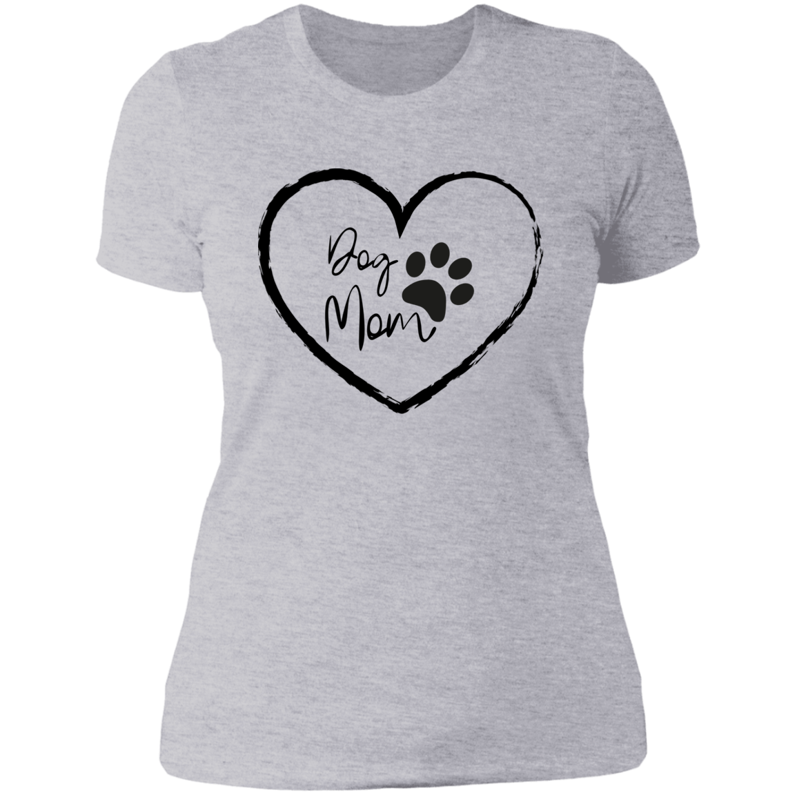 Dog Mom heart T-Shirt