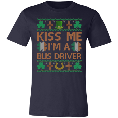 Kiss Me I'm a Bus Driver St.Patty's day Tee