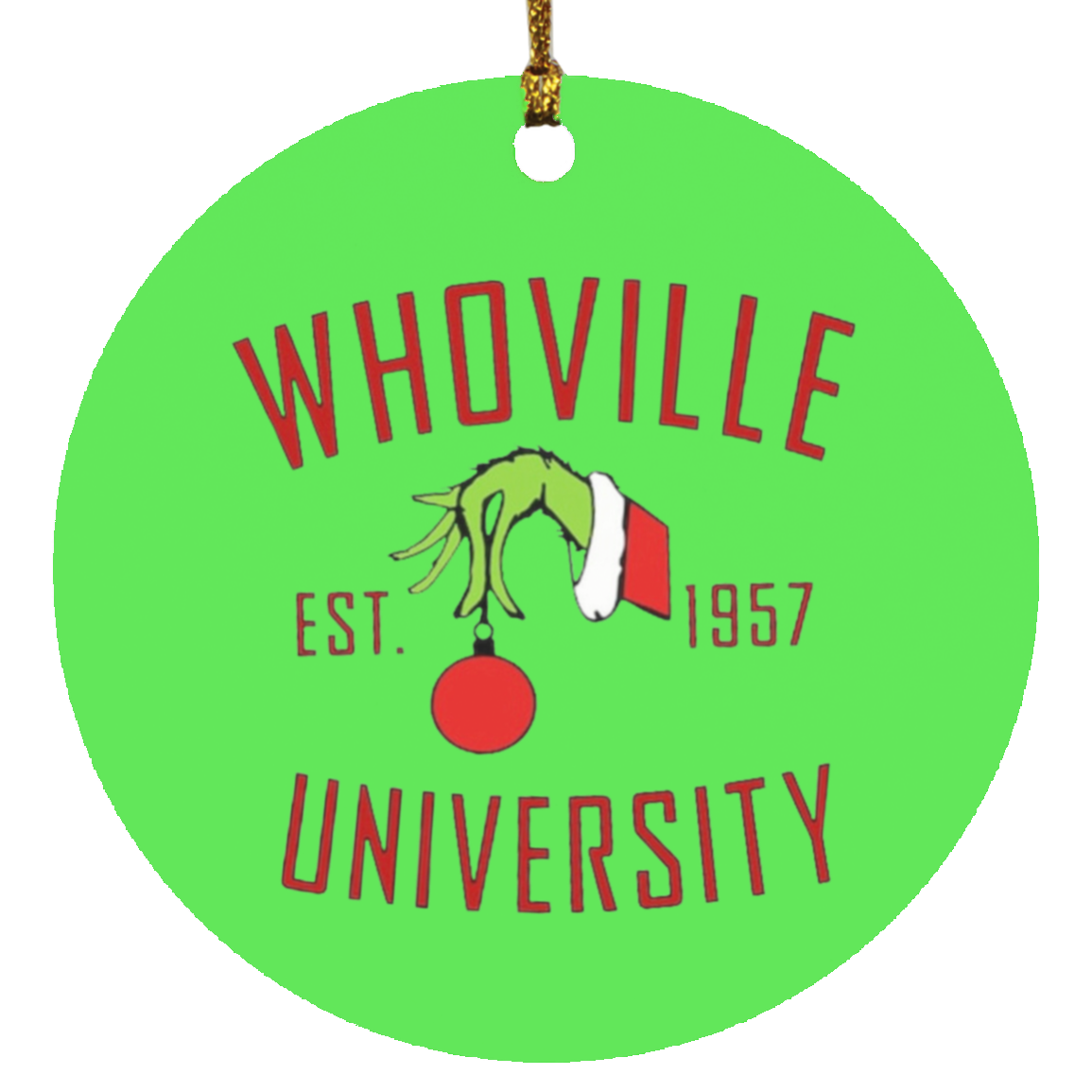 Whoville Universary Christmas Ornament