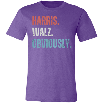 Harris Walz Obviously Tee