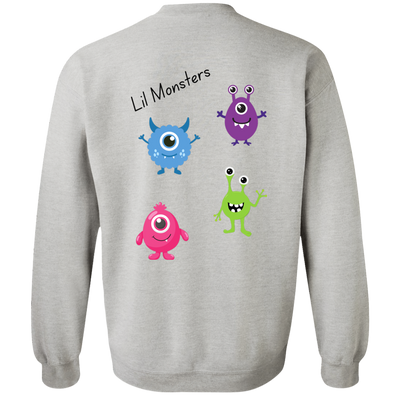 This Mama loves her Monsters Sweatshirt, Front and Back Design