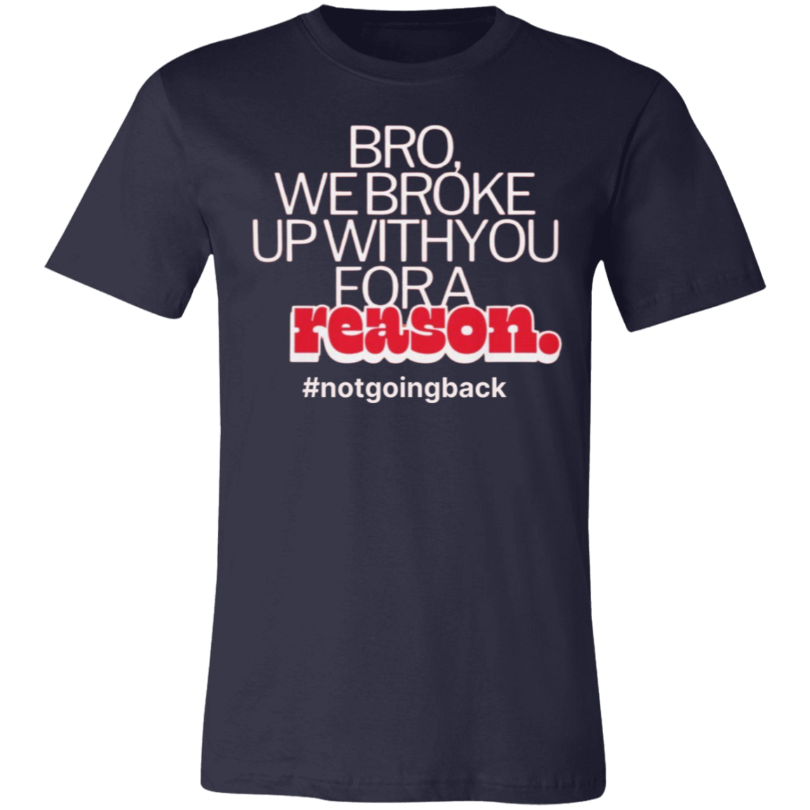 Bro, We Broke Up With You For a Reason Tee