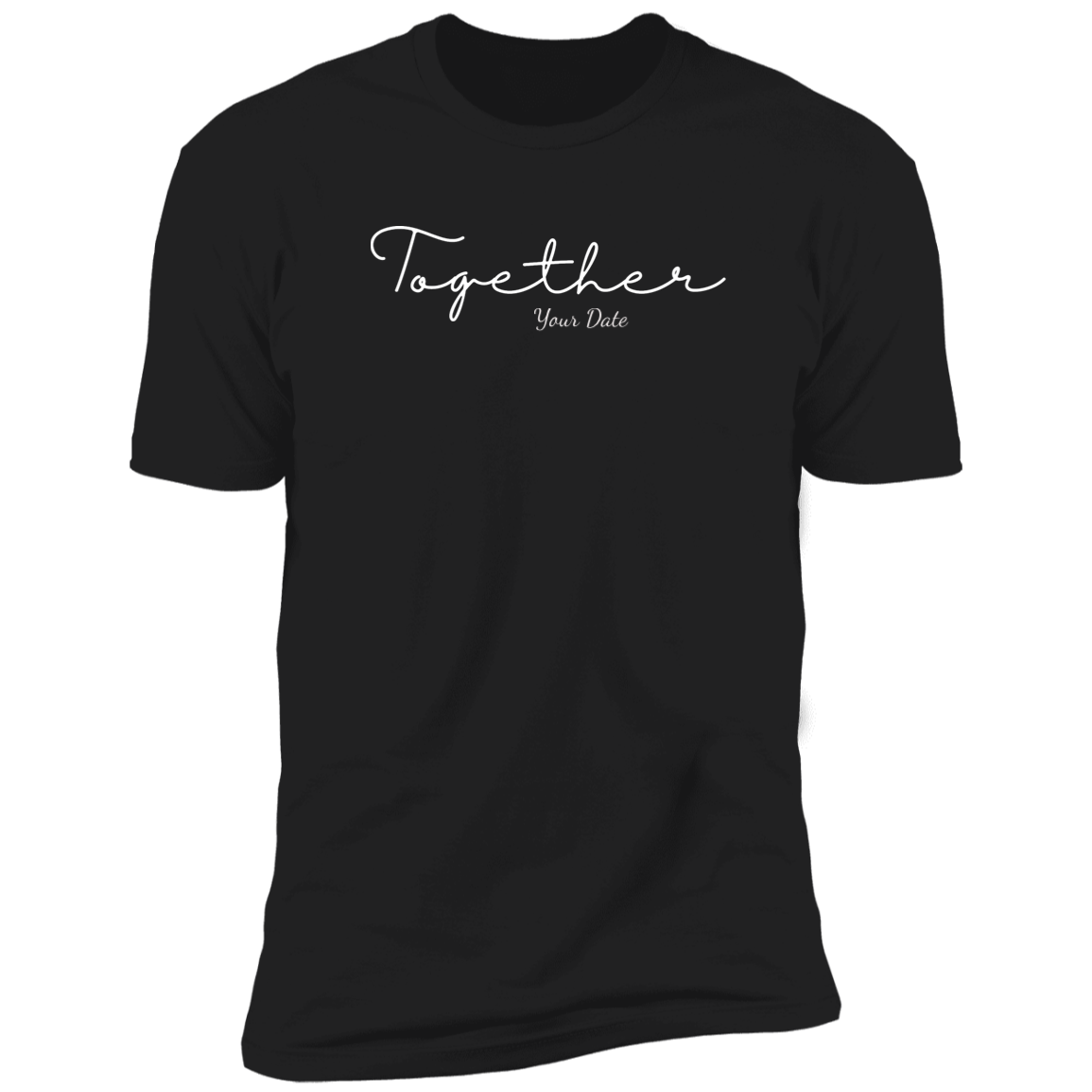 Better Together Couples Tee Personalized wedding date