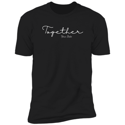 Better Together Couples Tee Personalized wedding date