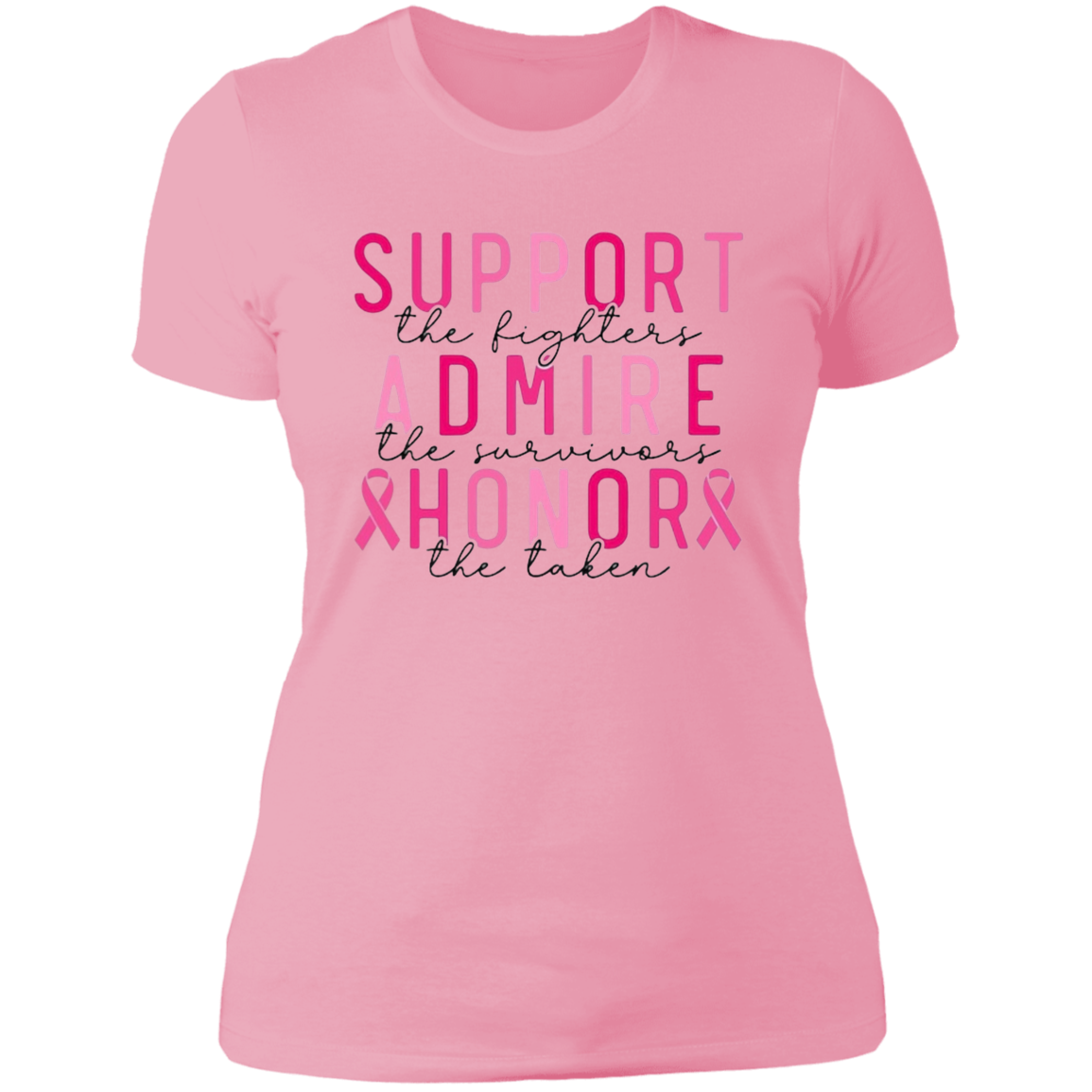 Support, Admire, Honor Breast Cancer Tee
