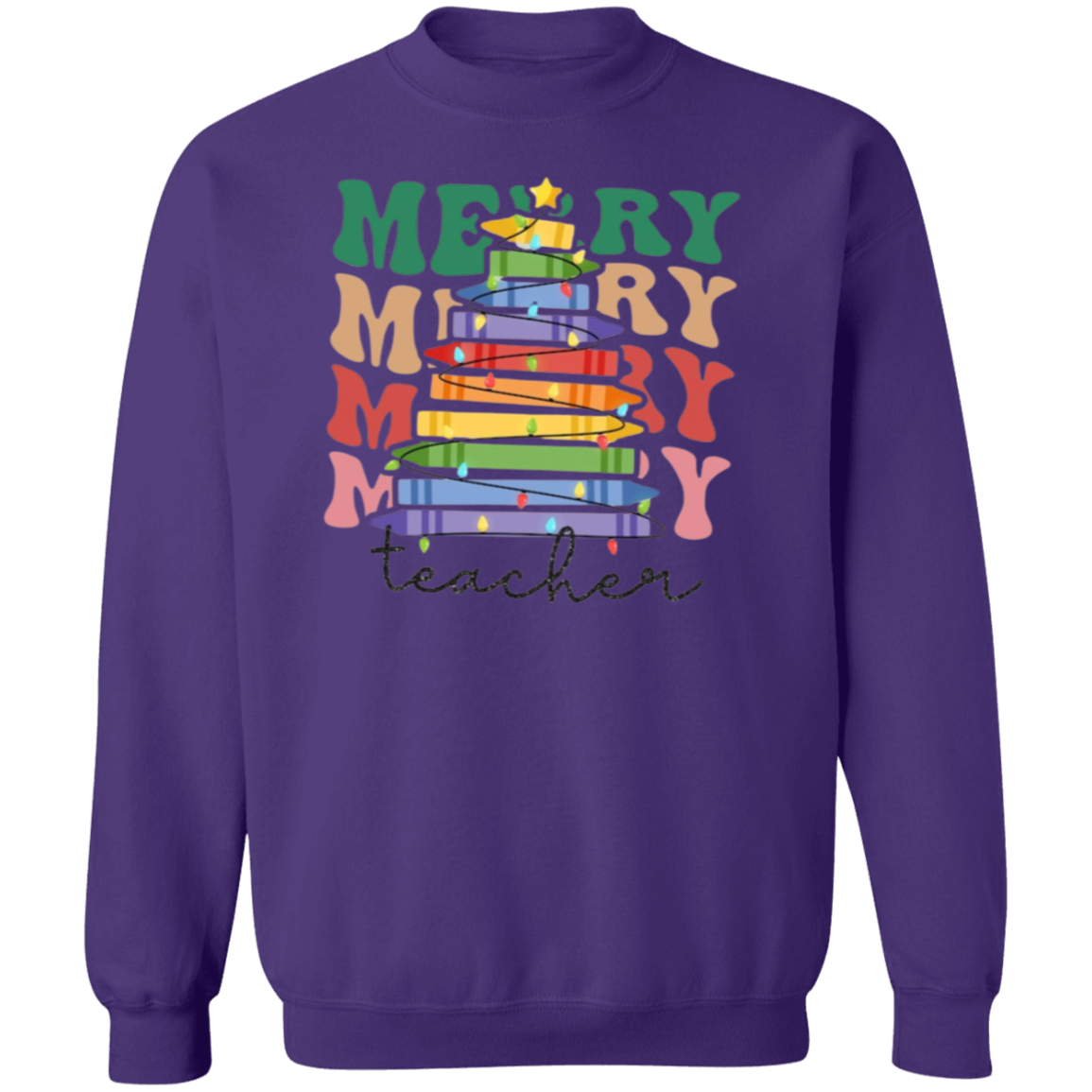 Merry Teacher Sweatshirt