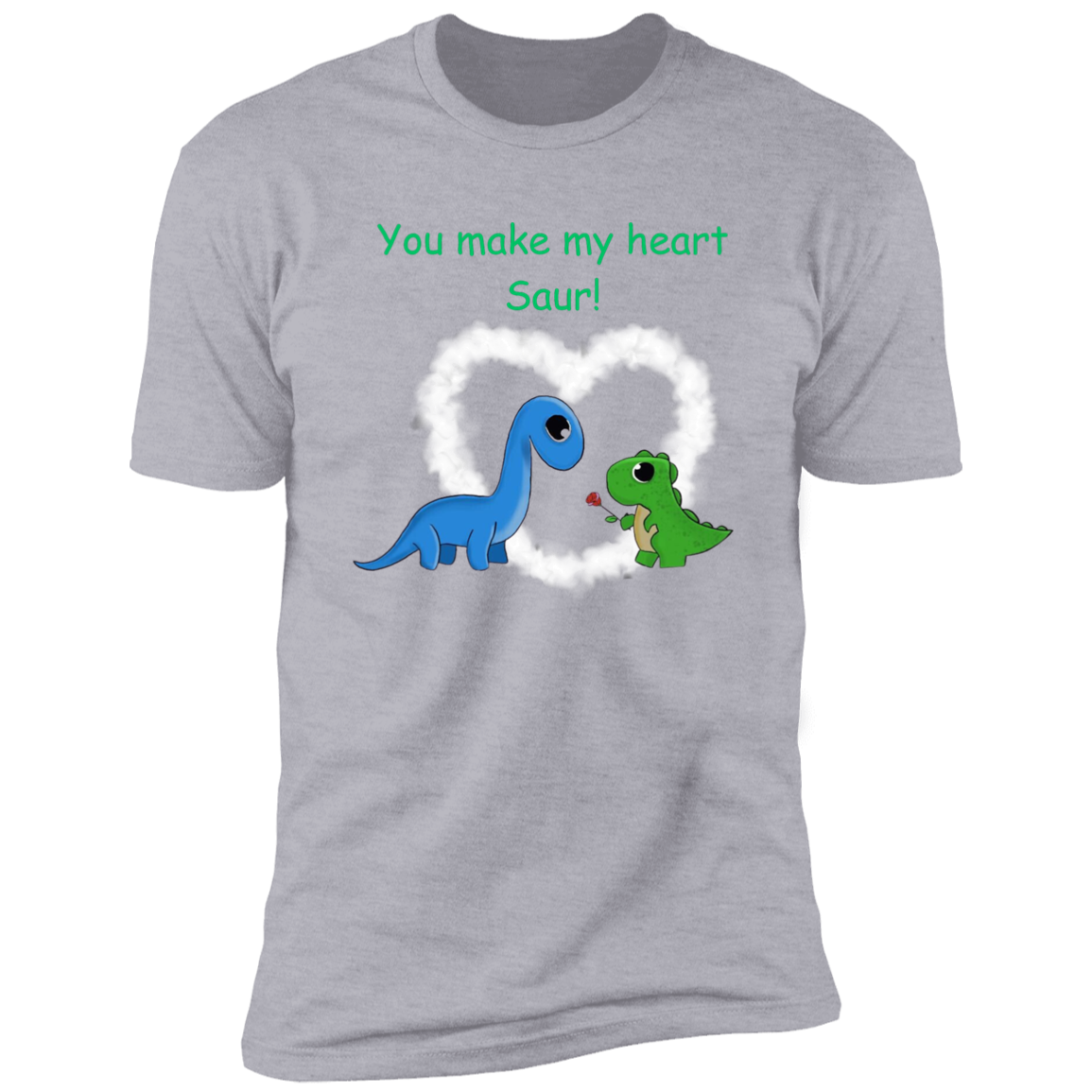 You make my heart Saur! Men's T-Shirt