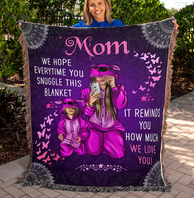 Mom Heirloom Woven Blanket
