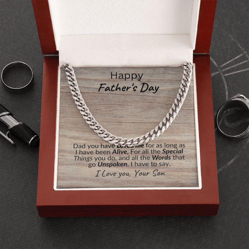 Father's Day Cuban Link Chain