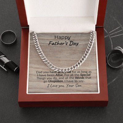 Father's Day Cuban Link Chain