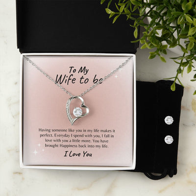 Forever love heart necklace