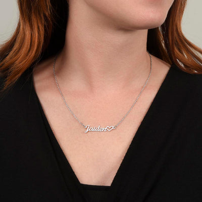 To My Soulmate, Personalized Name Necklace