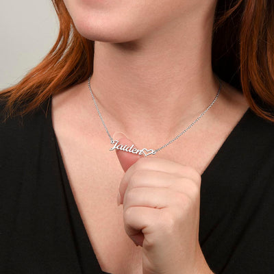 To My Girlfriend, Personalized Name Necklace