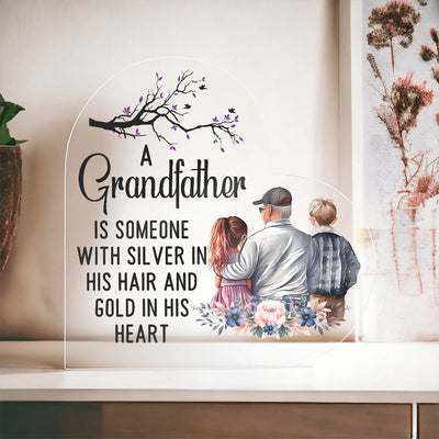 Grandfather, Acrylic Plaque