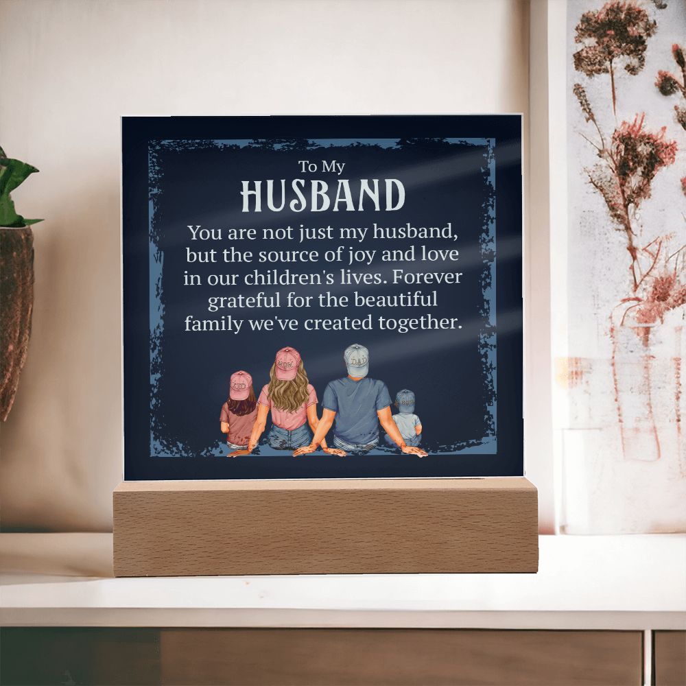 To My Husband, Acrylic Plaque
