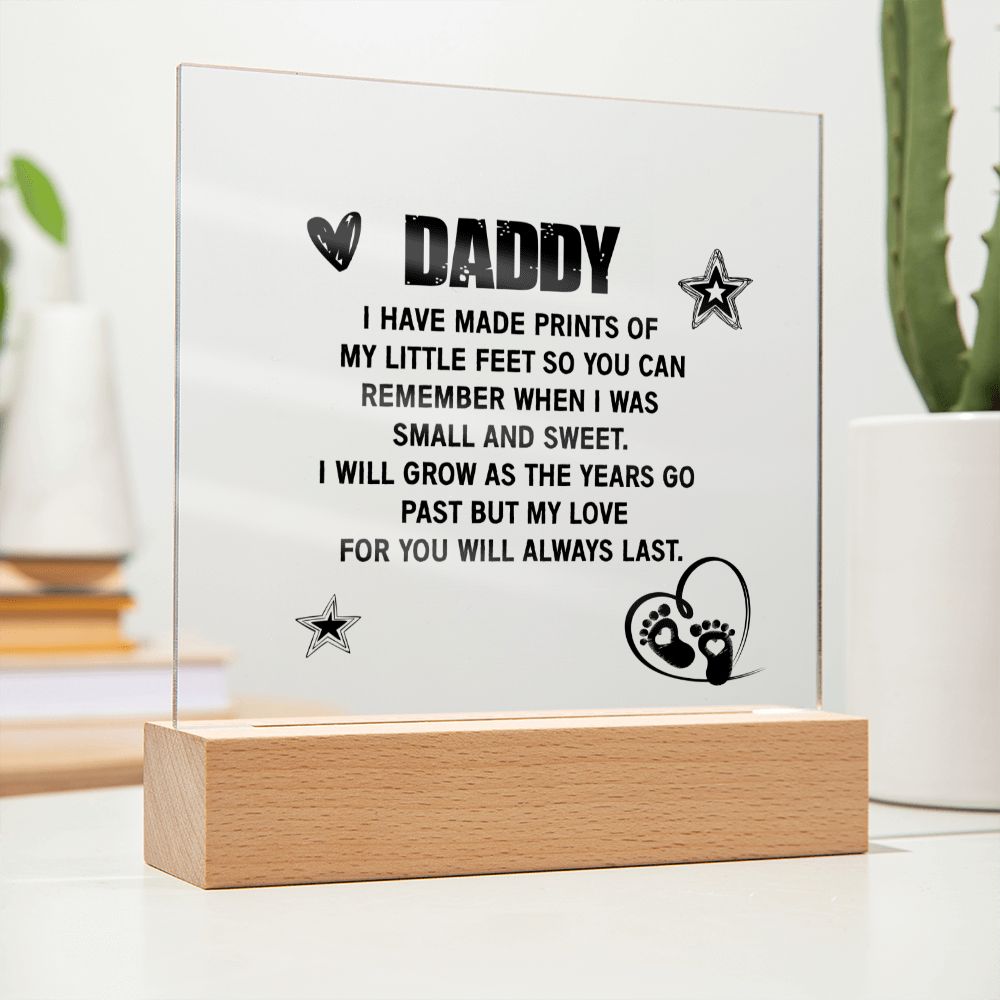 Daddy Plaque!