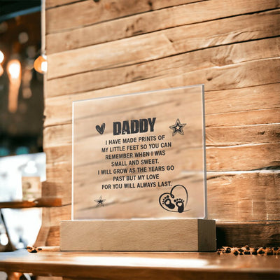 Daddy Plaque!