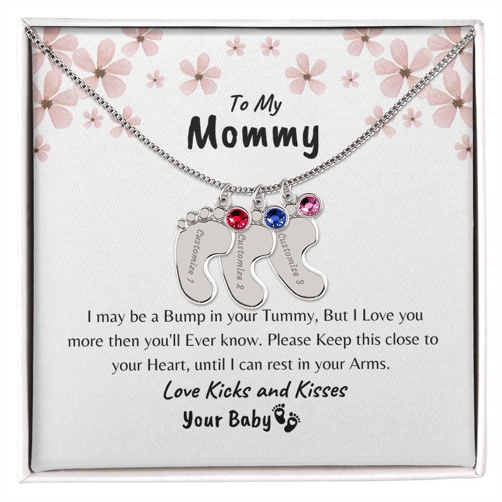 Mommy to be, Personalized baby Foot