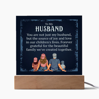 To My Husband, Acrylic Plaque