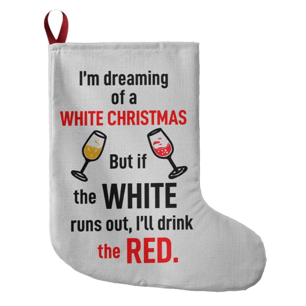 I'm Dreaming of a White Christmas Giant Holiday Stocking