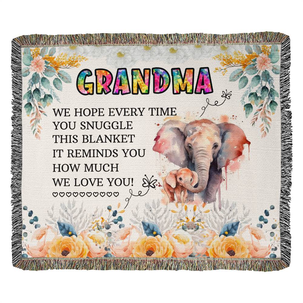 Grandma Heirloom Woven Blanket