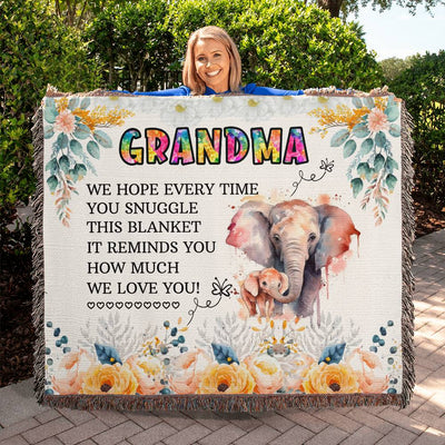 Grandma Heirloom Woven Blanket