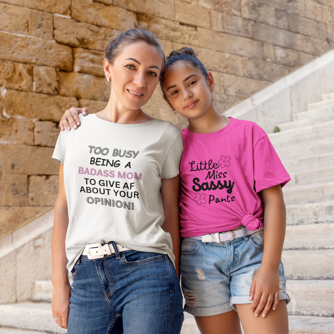 Too Busy being a BadAss Mom! Tee