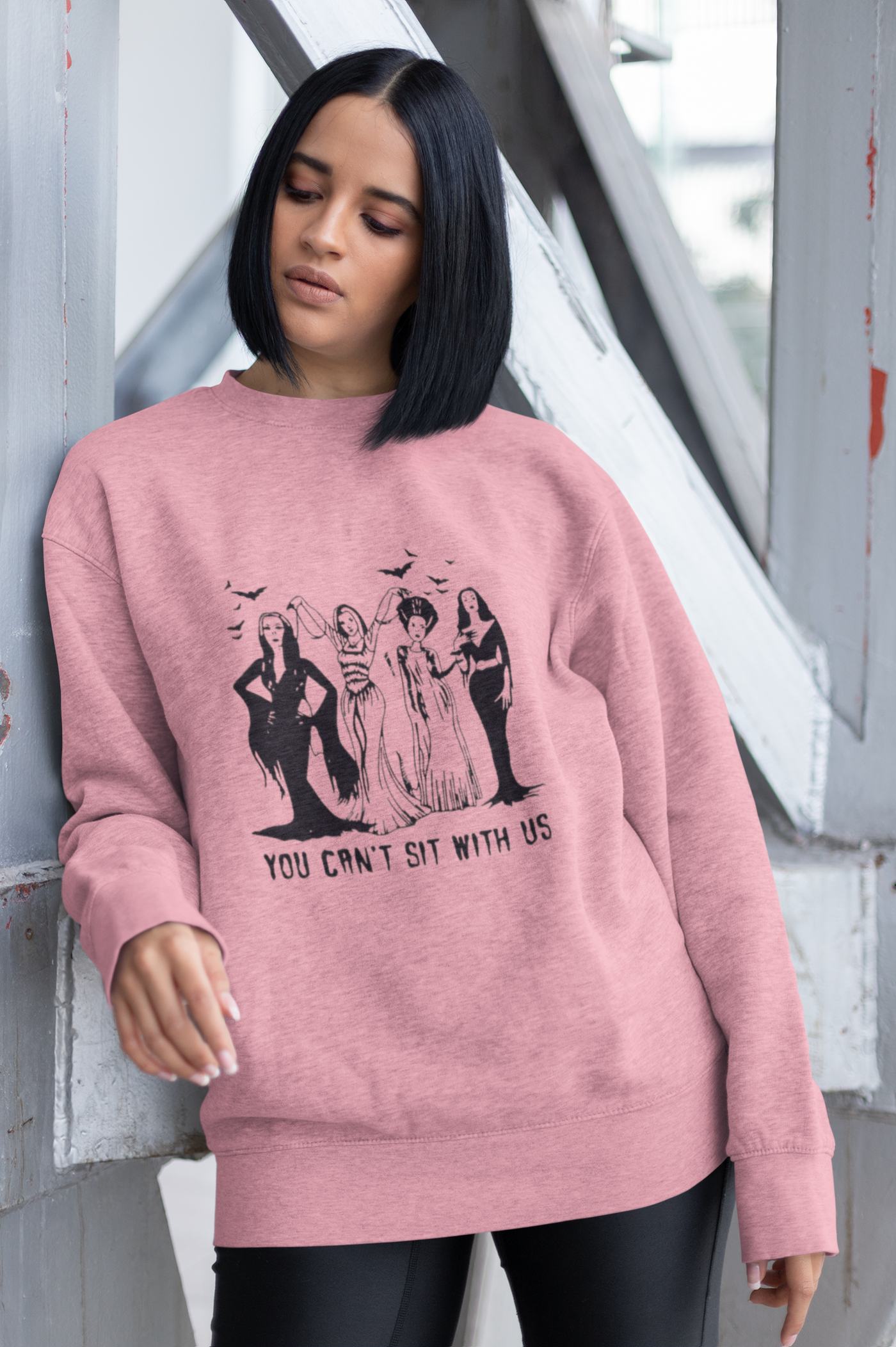 You Can't Sit with Us Halloween Sweatshirt